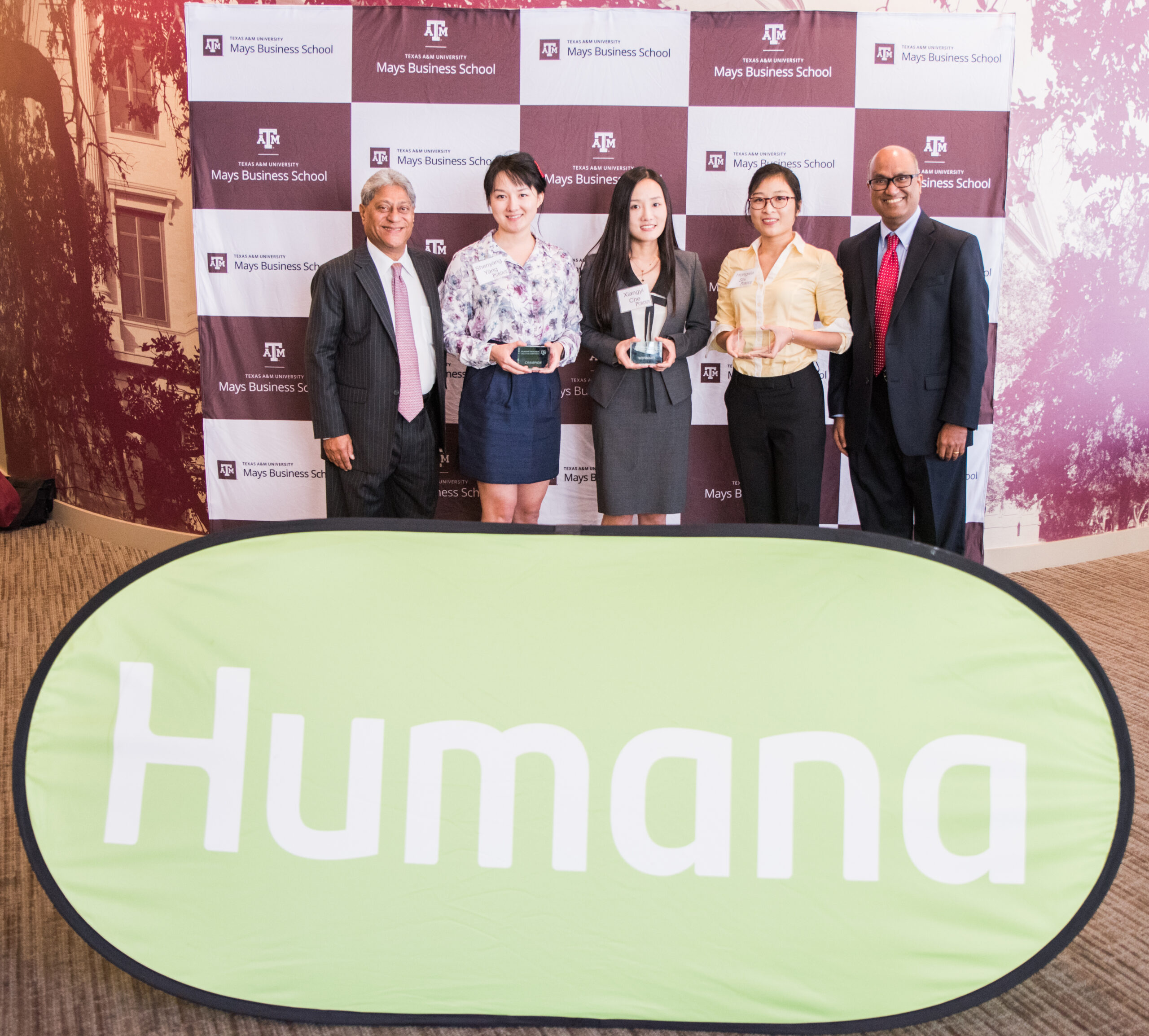 First Mays, Humana healthcare case competition for MS/MBA students won