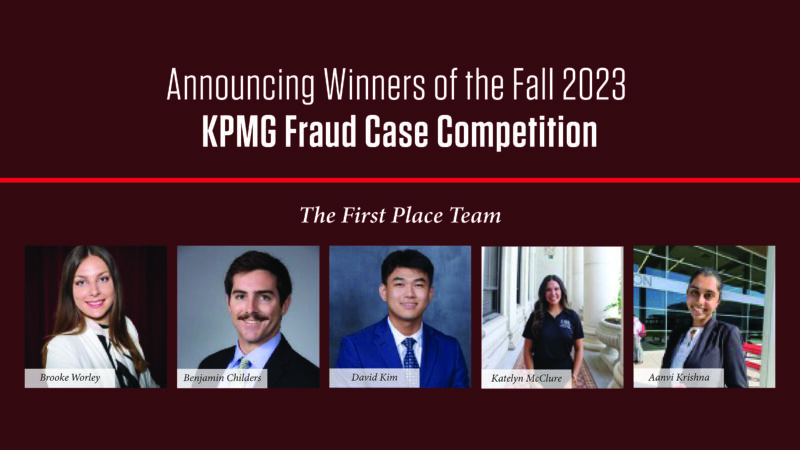 Fall 2023 KPMG Fraud Case Competition