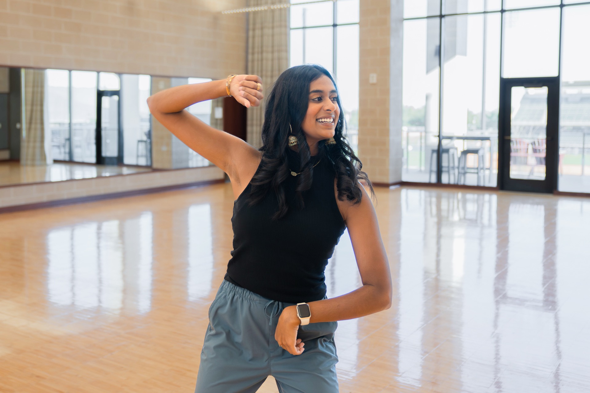 Pravalika Manchi dancing